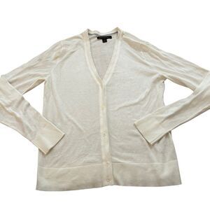 Banana Republic factory Soft white Cardigan size small